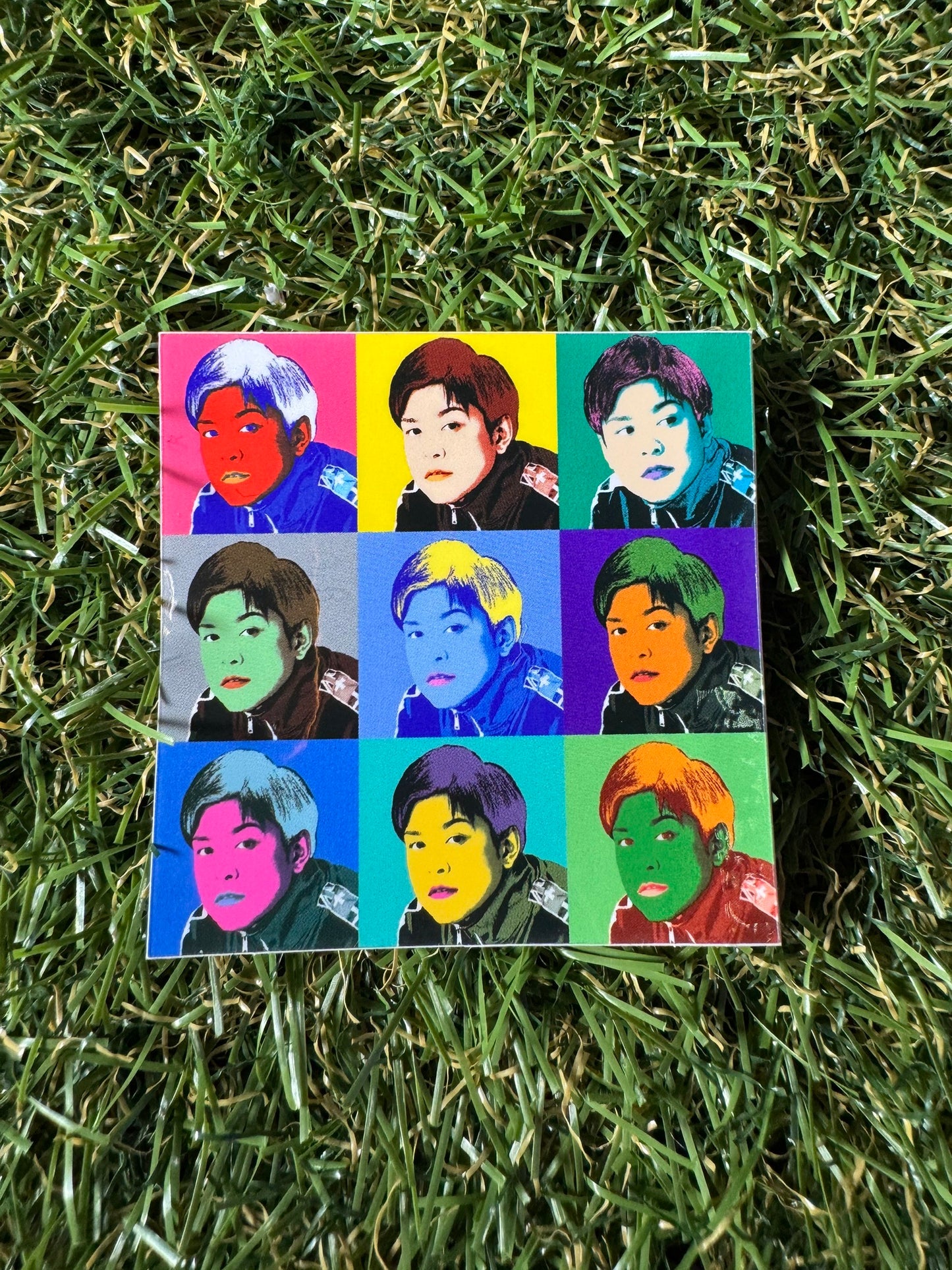 阿部柄ステッカー