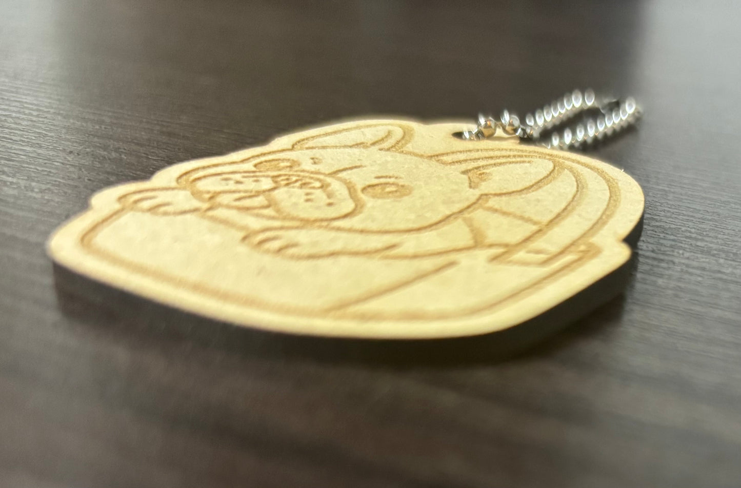 ️ほげ木製キーホルダー