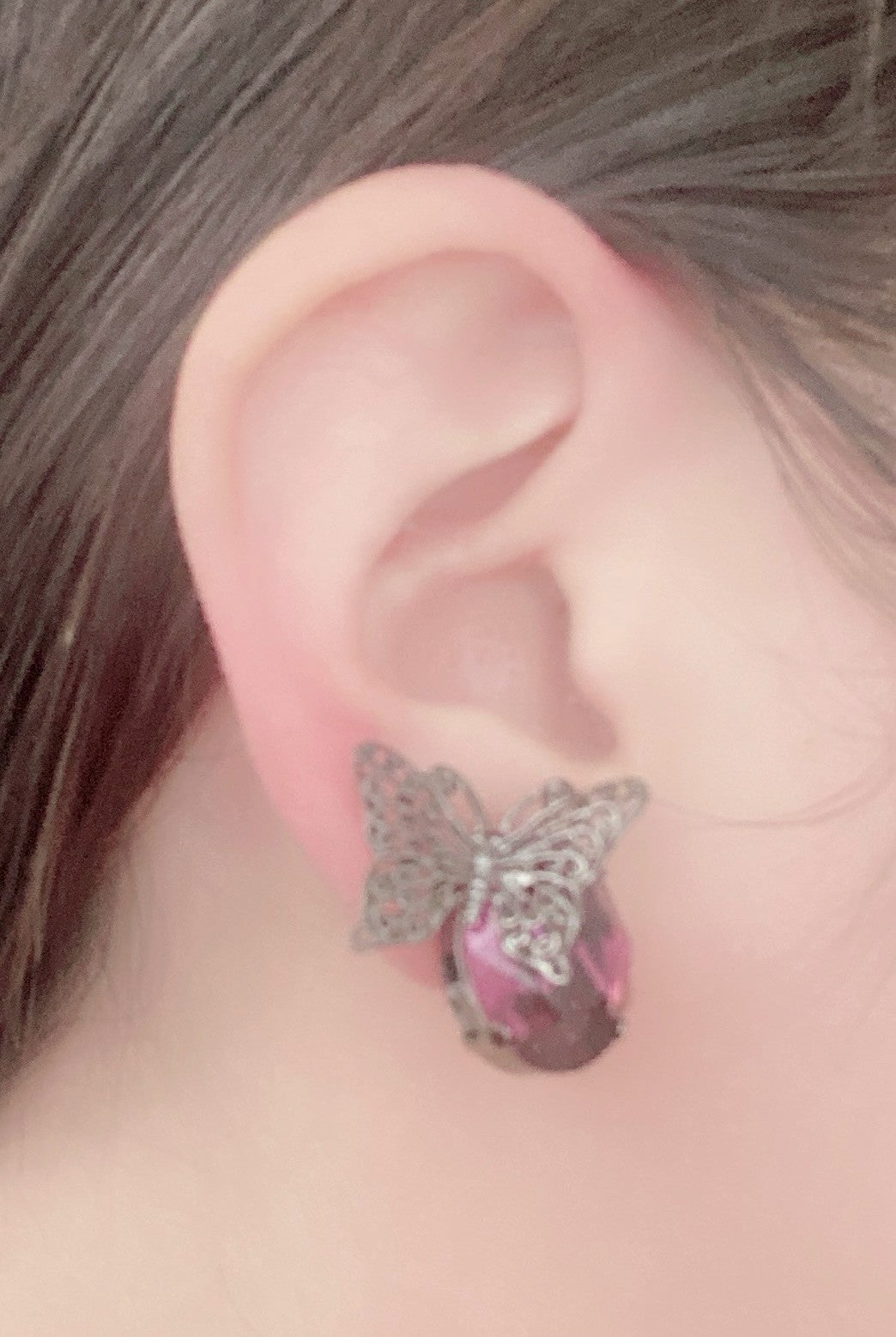 【BfP】アシンメトリーバタフライ・ピアス