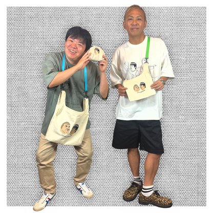 50万人記念 刺繍ｷｬﾝﾊﾞｽミニｼｮﾙﾀﾞｰ