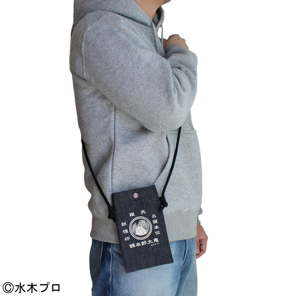 【鬼太郎本舗】肩かけスマホポーチ