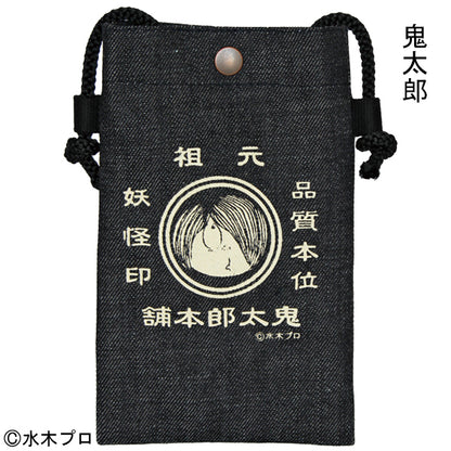 【鬼太郎本舗】肩かけスマホポーチ