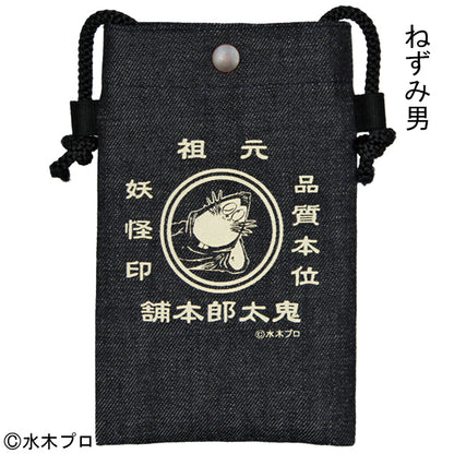 【鬼太郎本舗】肩かけスマホポーチ
